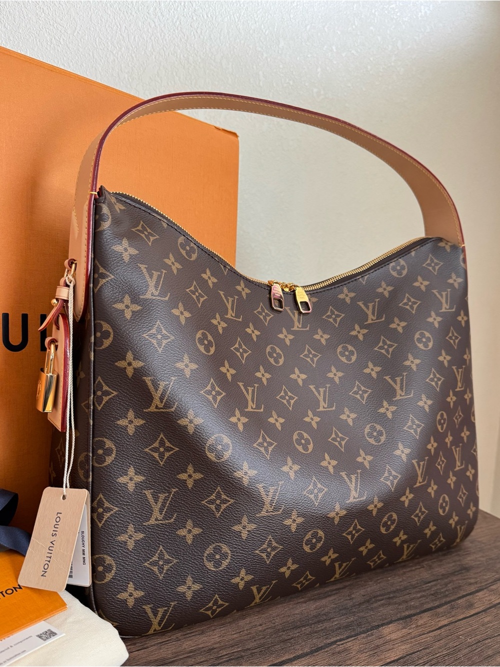 NEW LOUIS VUITTON Slouchy MM Shoulder Bag - Picture 1 of 8